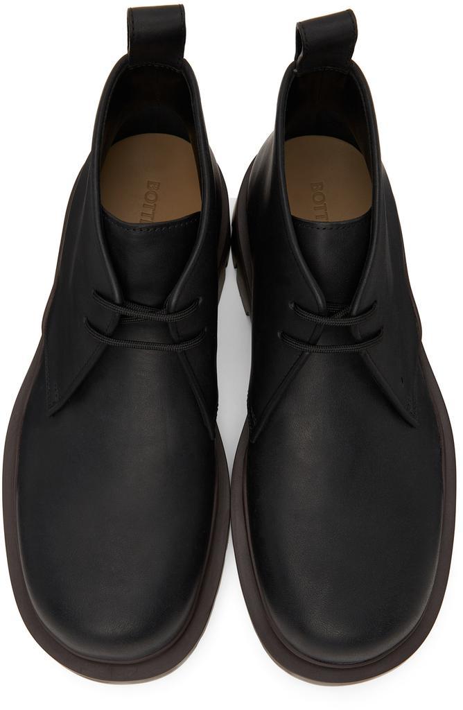 商品Bottega Veneta|Black & Brown Tire Desert Boots,价格¥7442,第7张图片详细描述