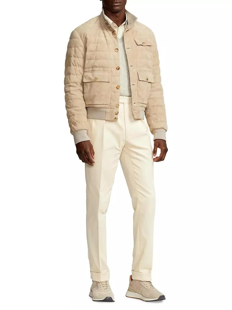 商品Ralph Lauren|Kendal Suede Bomber Jacket,价格¥25723,第2张图片详细描述