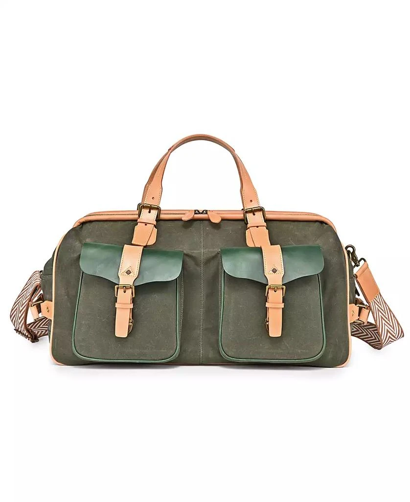 商品OLD TREND|Women's Waxed Cotton Canvas Speedwell Travel Bag,价格¥2448,第2张图片详细描述