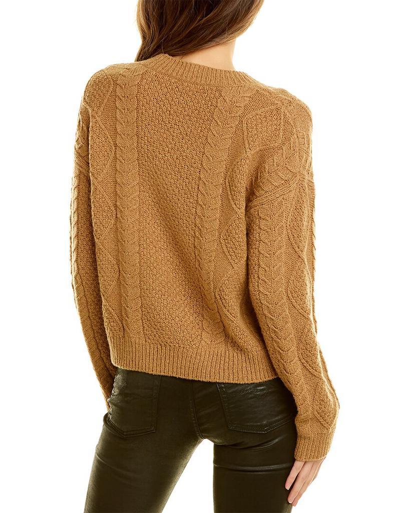 商品Vince|Vince Cable-Knit Wool-Blend Sweater,价格¥824,第4张图片详细描述