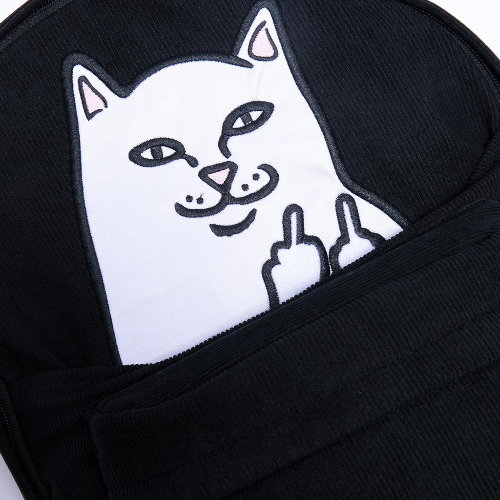 Lord Nermal Corduroy Backpack (Black)商品第4张图片规格展示