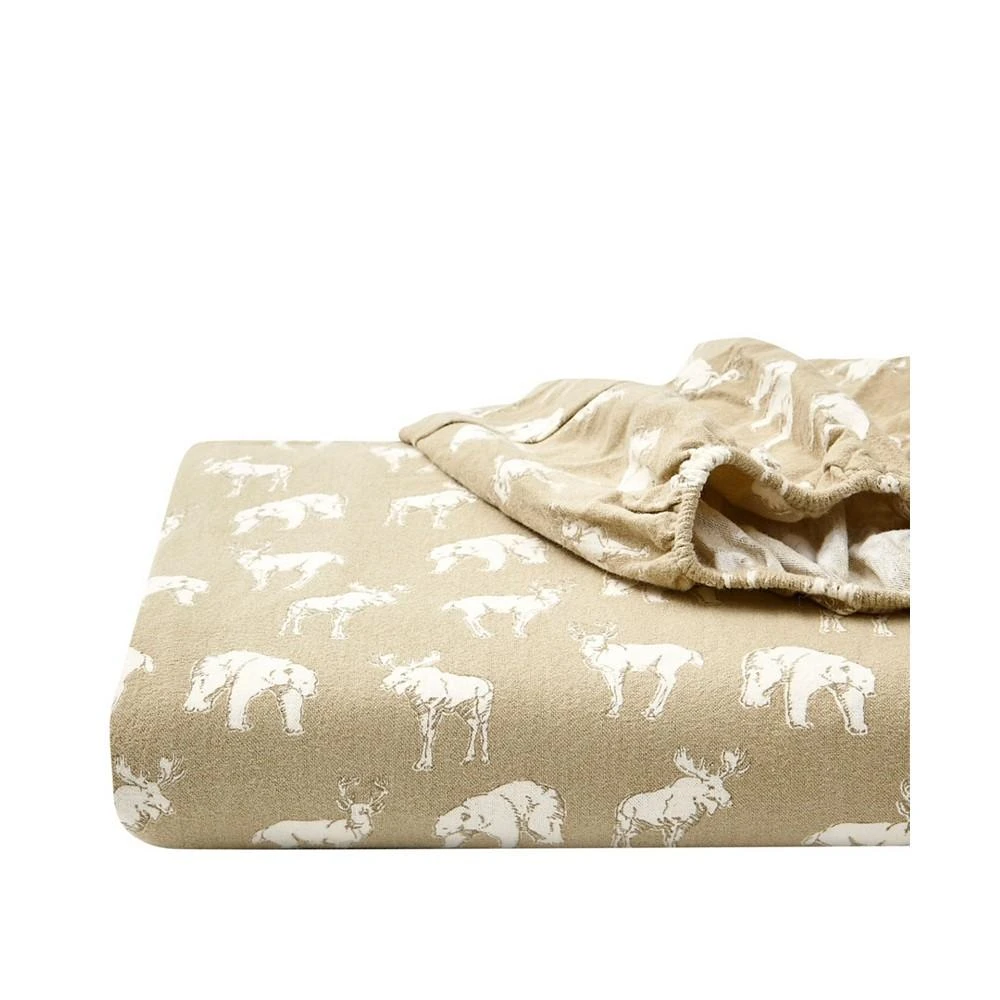 商品Eddie Bauer|Ski Patrol Cotton Flannel 3-Piece Sheet Set,价格¥564,第2张图片详细描述