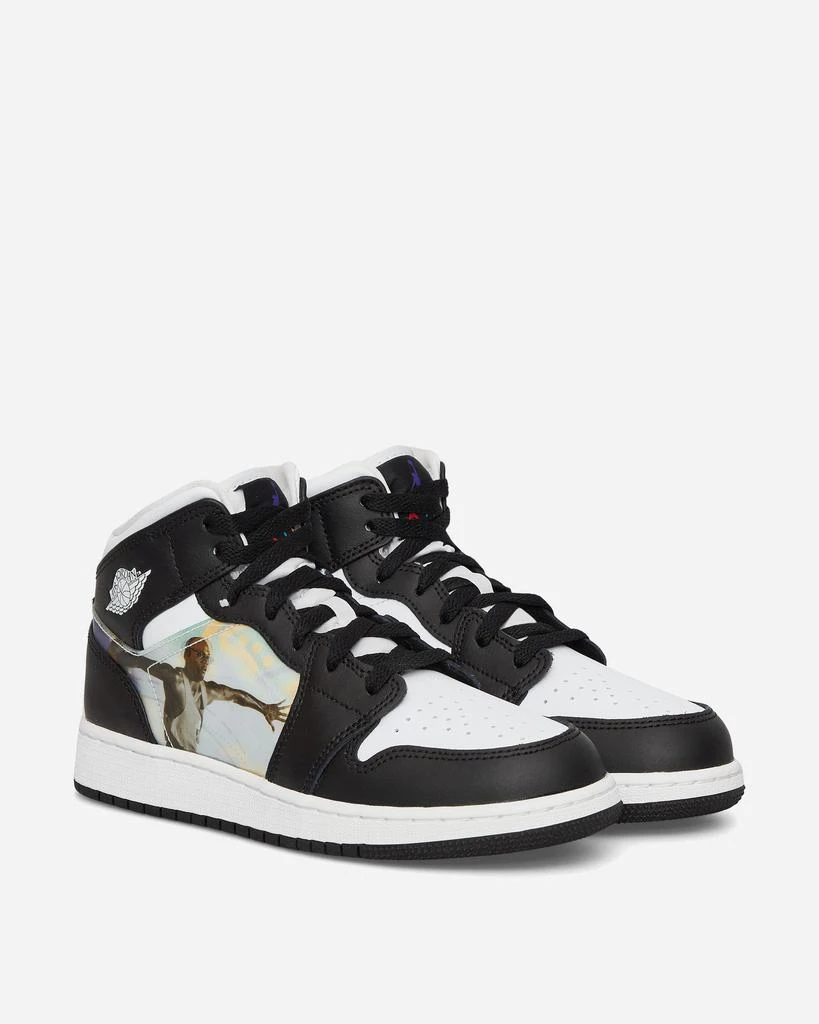 商品Jordan|Air Jordan 1 Mid (GS) Sneakers Black,价格¥944,第3张图片详细描述