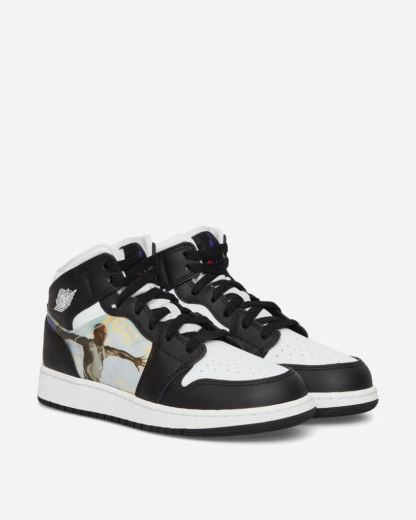 商品Jordan|Air Jordan 1 Mid (GS) Sneakers Black,价格¥894,第5张图片详细描述