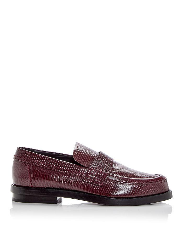 Alexander McQueen Men\'s Croc Embossed Apron Toe Loafers Size 46 (MSRP $990) Alexander McQueen Men main image 4