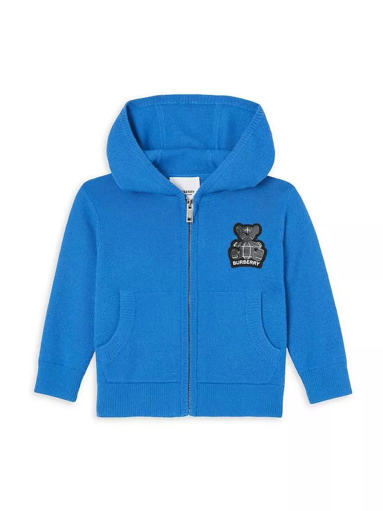 商品Burberry|Baby Boy's & Boy's Logo Zip-Up Cashmere Hoodie Sweatshirt,价格¥3322,第1张图片