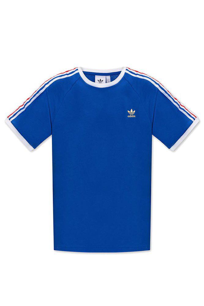 Adidas Originals Logo Embroidered Crewneck T-Shirt商品第1张图片规格展示