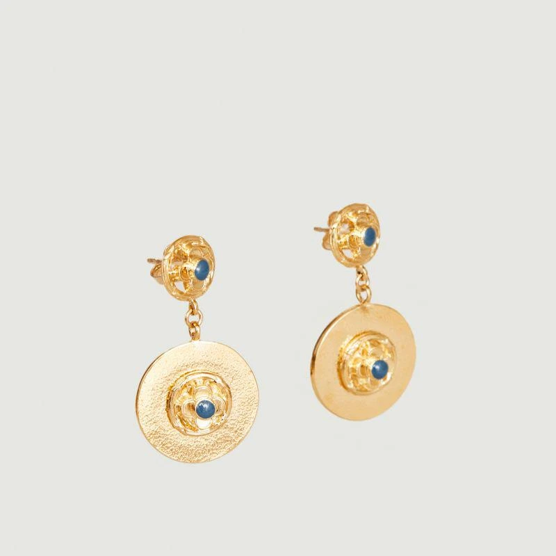 商品Louise Damas|Madeleine earrings Gold LOUISE DAMAS,价格¥413,第1张图片