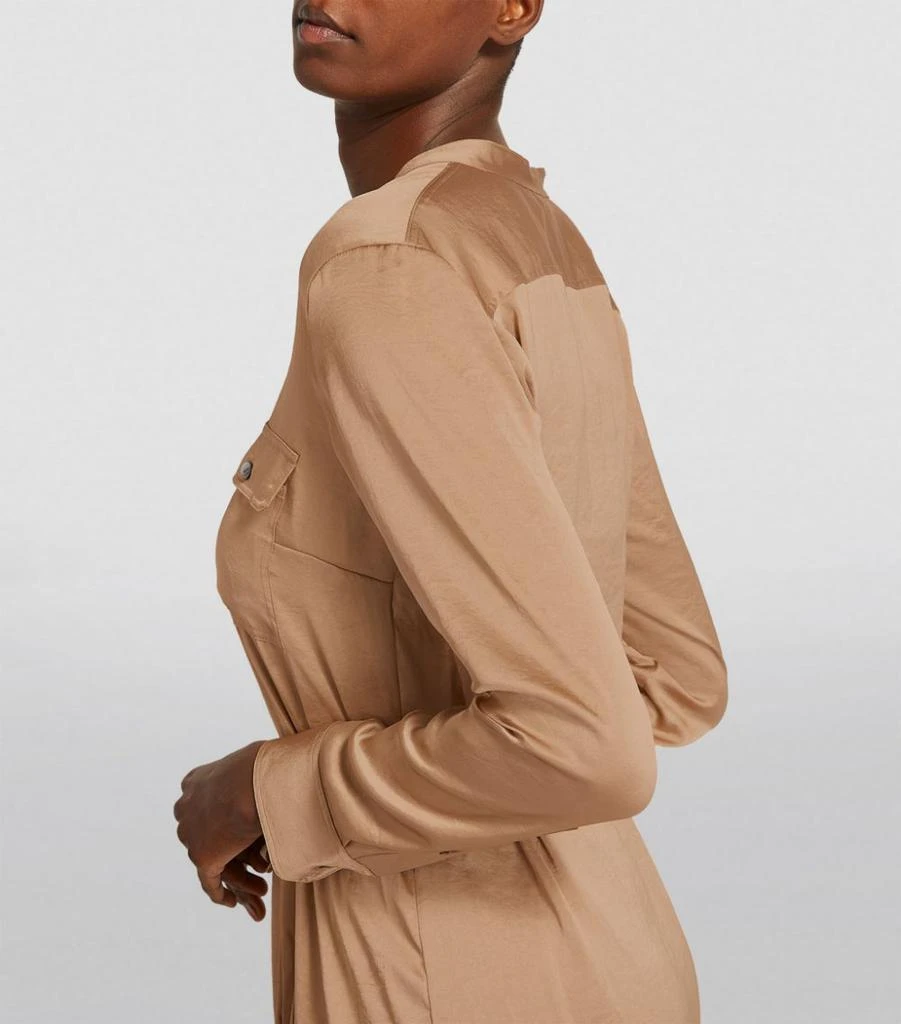 Satin Belted Midi Dress 商品
