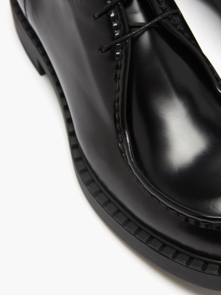 Brushed-leather Derby shoes商品第6张图片规格展示