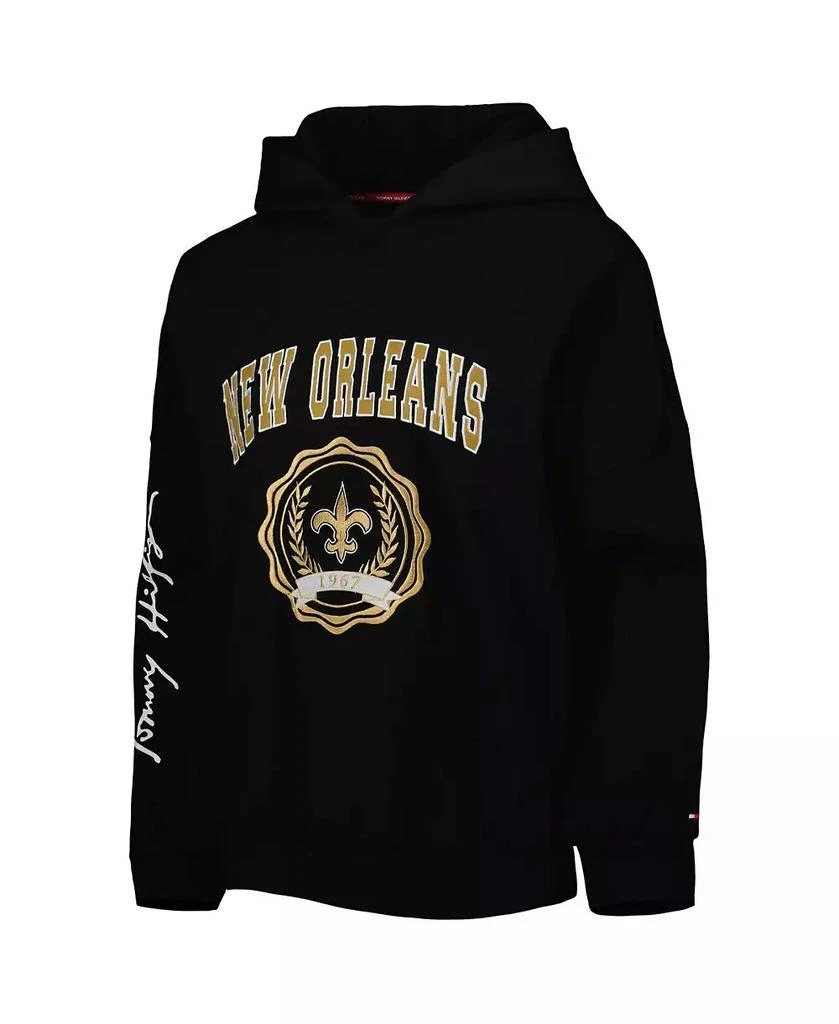 商品Tommy Hilfiger|Women's Black New Orleans Saints Becca Drop Shoulder Pullover Hoodie,价格¥501,第2张图片详细描述