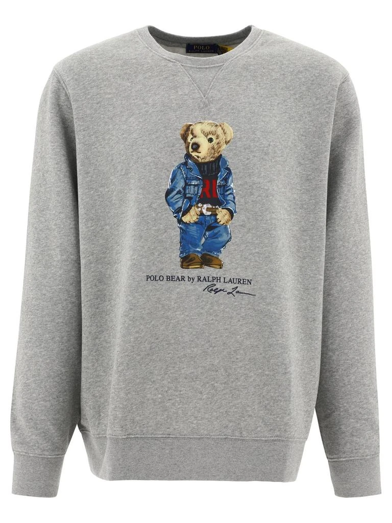 商品Ralph Lauren|Polo Ralph Lauren Bear Embroidered Crewneck Sweatshirt,价格¥996,第1张图片