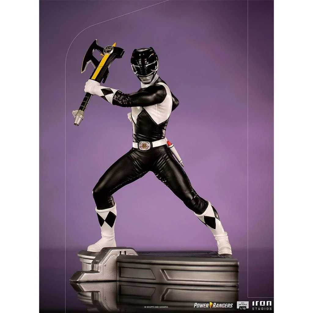 商品Iron Studios Black Ranger BDS Mighty Morphin Power Rangers Art Scale 1/10 Collectible Statue (17cm),价格¥1808,第2张图片详细描述