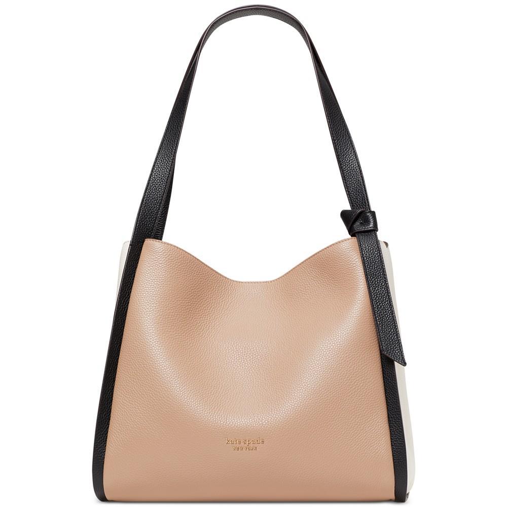 商品Kate Spade|Knott Large Leather Shoulder Bag,价格¥2851,第1张图片