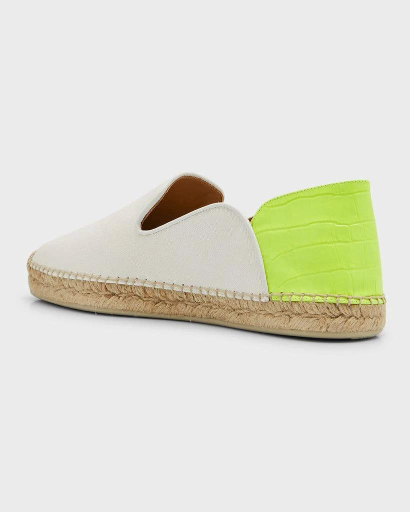 商品Christian Louboutin|Men's Espadon Red Sole Canvas Espadrilles,价格¥1806,第4张图片详细描述