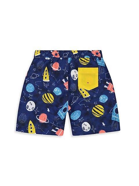 Little Boy's 2-Piece Rashguard T-Shirt & Boardshort Set商品第6张图片规格展示