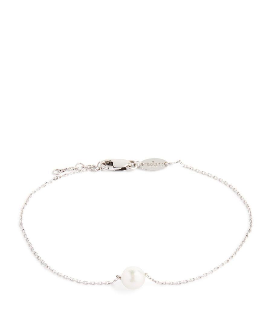 商品Redline|White Gold and Akoya Pearl Sensuelle Chain Bracelet,价格¥2342,第1张图片