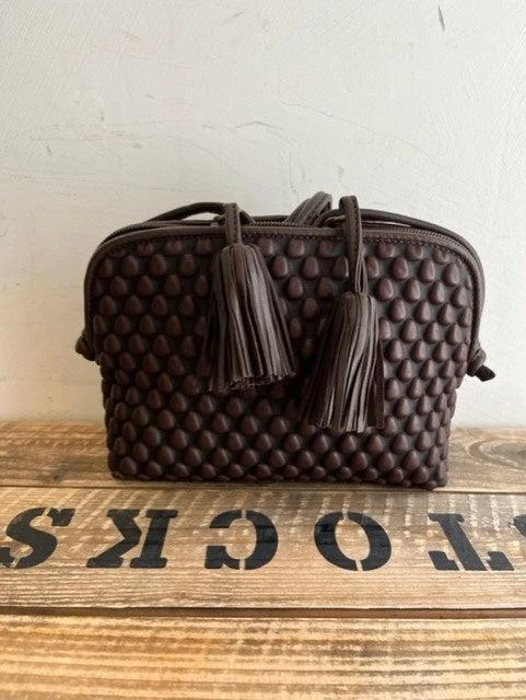 商品Tissa Fontaneda|Gizmo Small Bag with Tassle - Dark Brown,价格¥3792,第1张图片