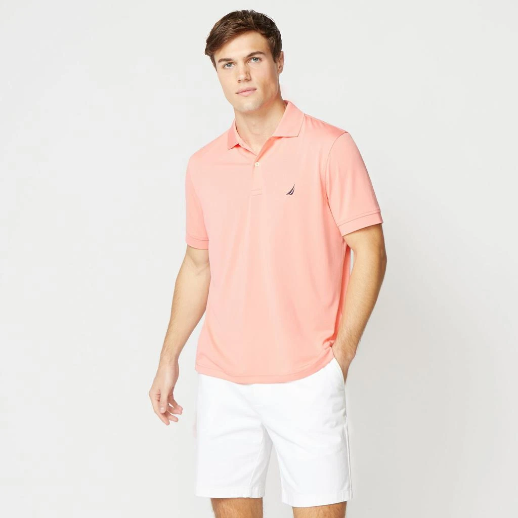 商品Nautica|Mens Classic Fit Performance Golf Polo,价格¥162,第5张图片详细描述