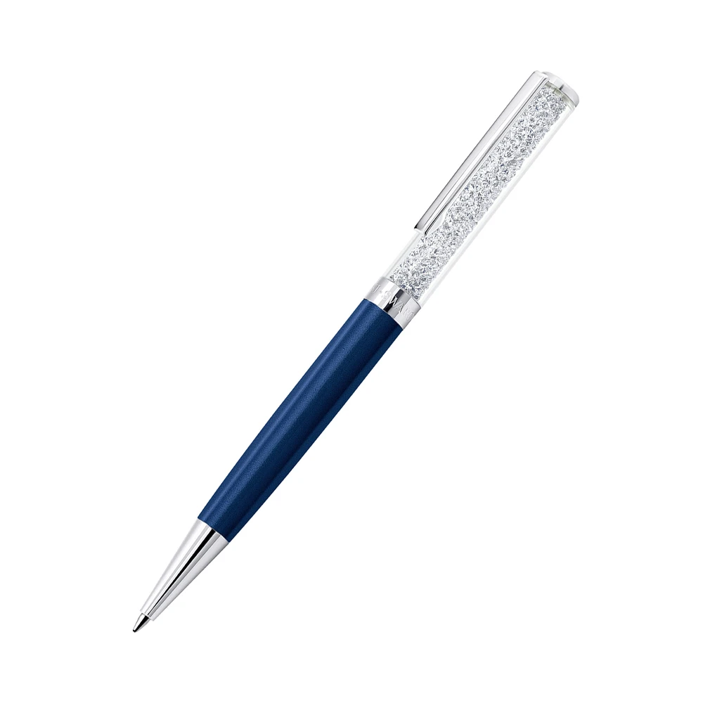 商品Swarovski|SWAROVSKI 男士深蓝色水晶圆珠笔 5351068,价格¥319,第1张图片