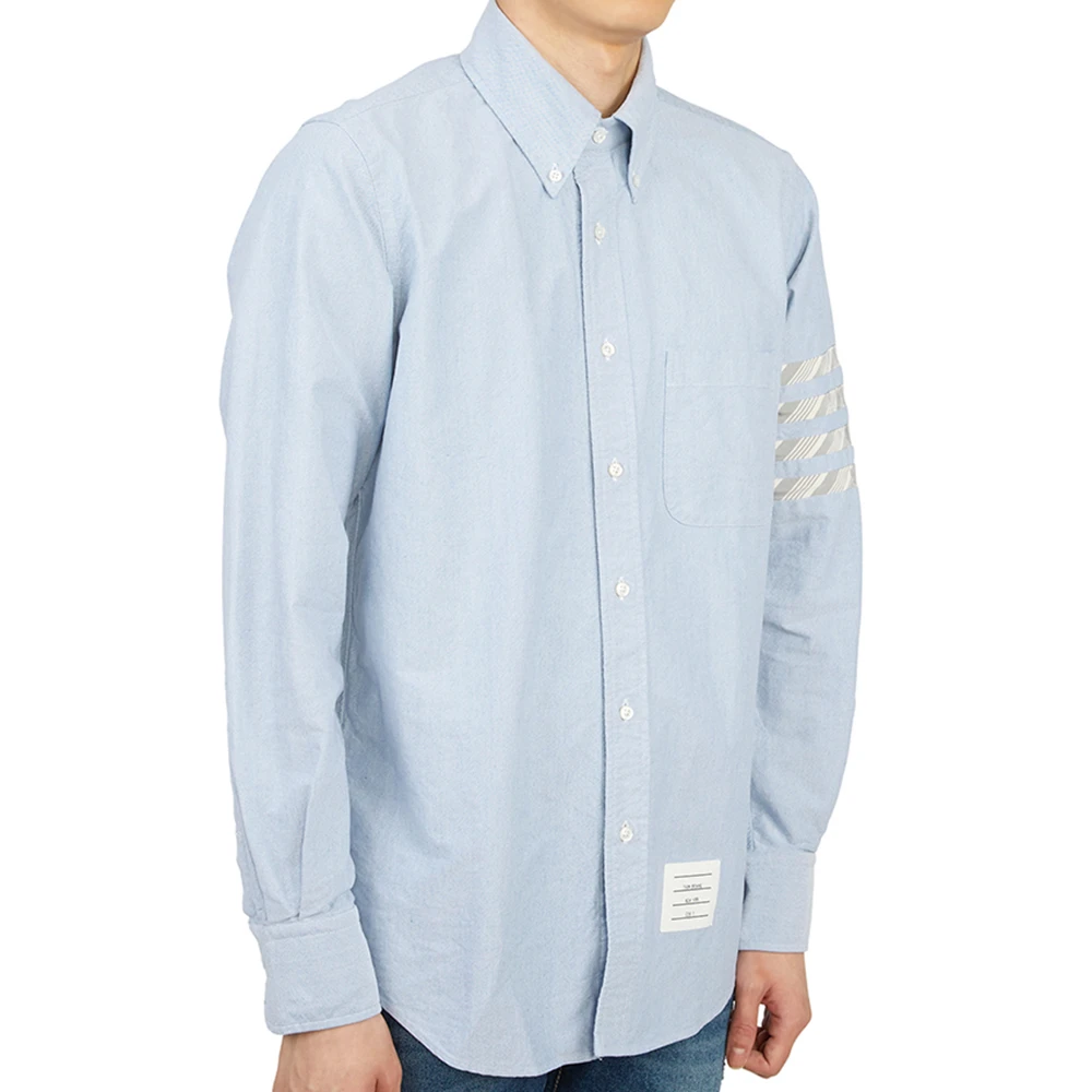 THOM BROWNE 男士淡蓝色衬衫 MWL374D-06177-480 商品