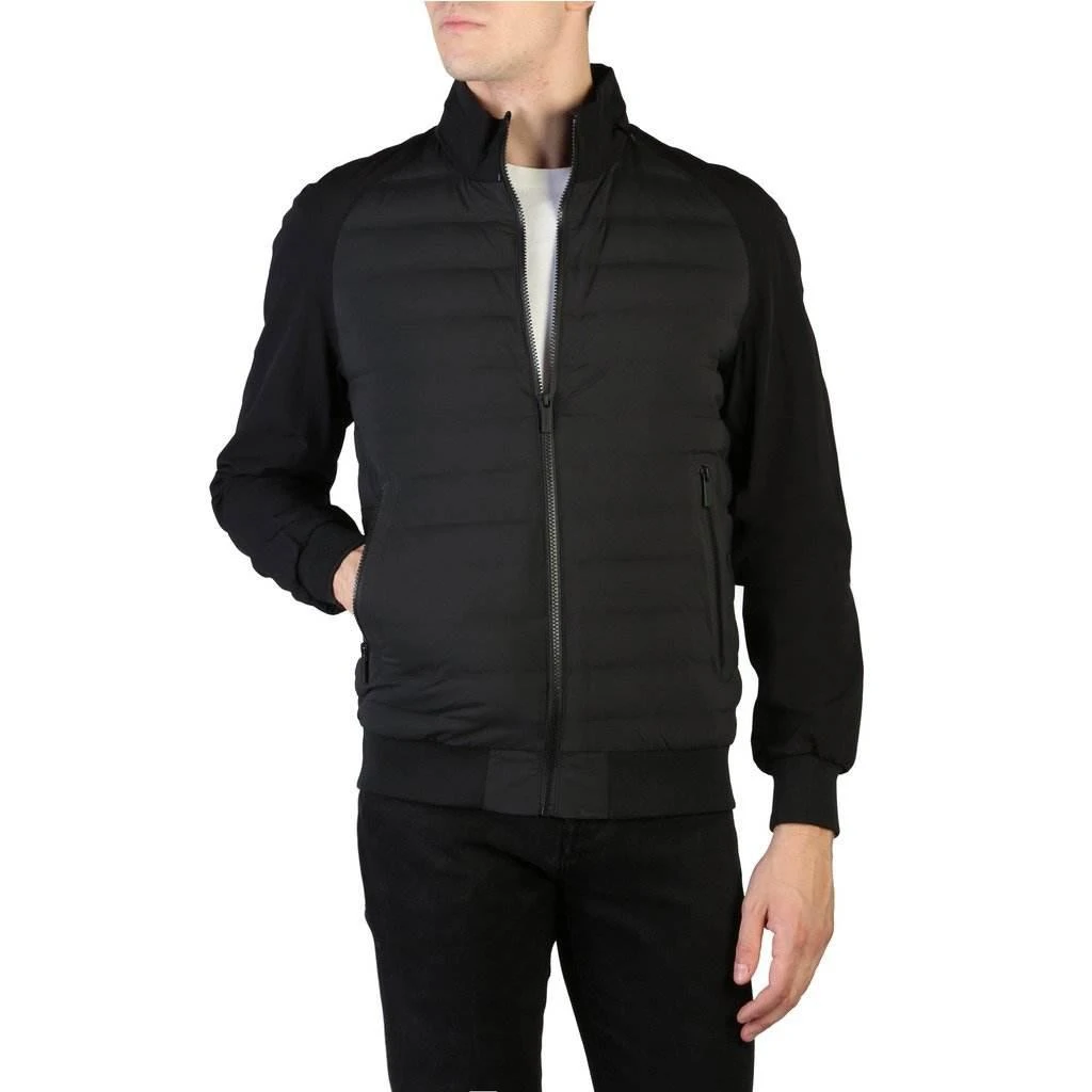 商品Calvin Klein|Calvin Klein Ribbed Hidden Hoodie Jacket,价格¥932,第1张图片