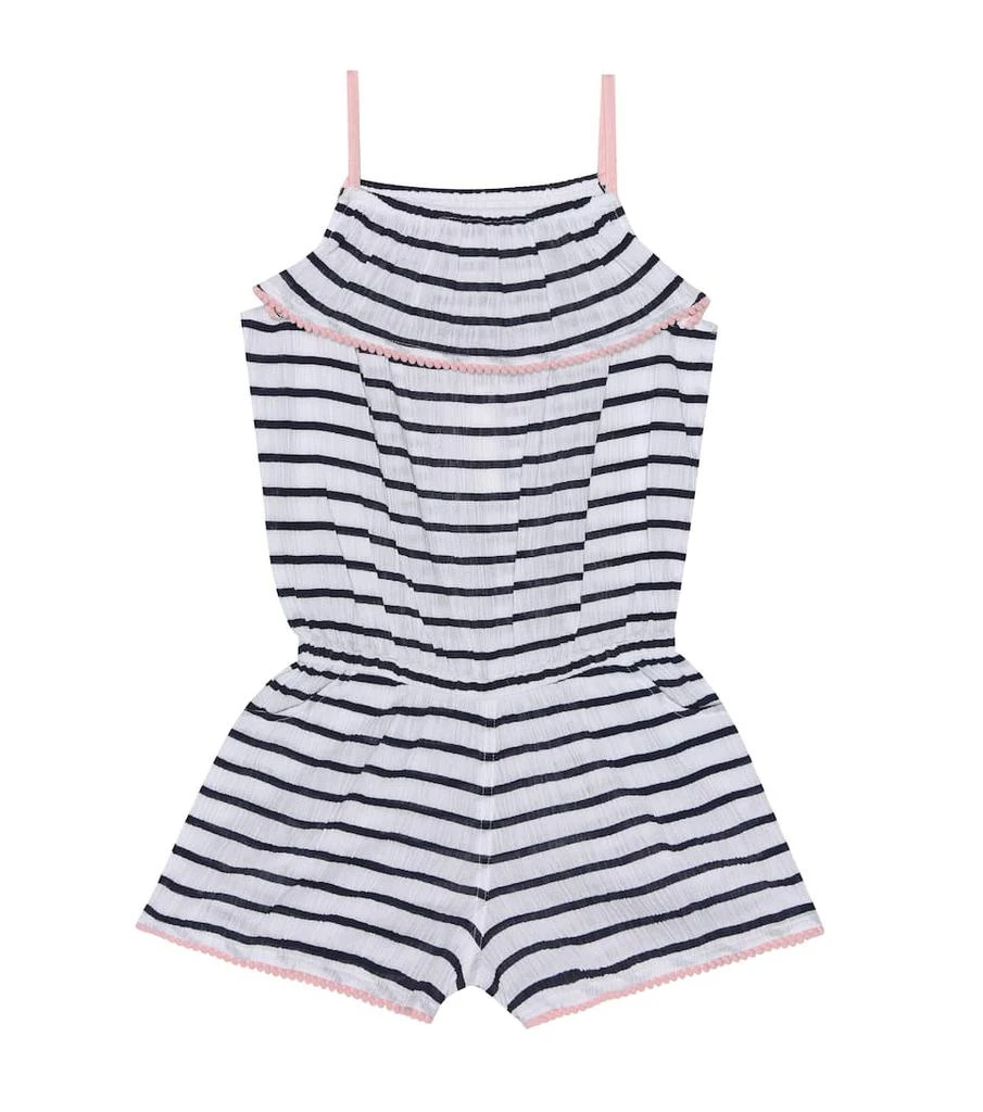 商品Heidi Klein Kids|条纹棉质连身短裤,价格¥480,第1张图片