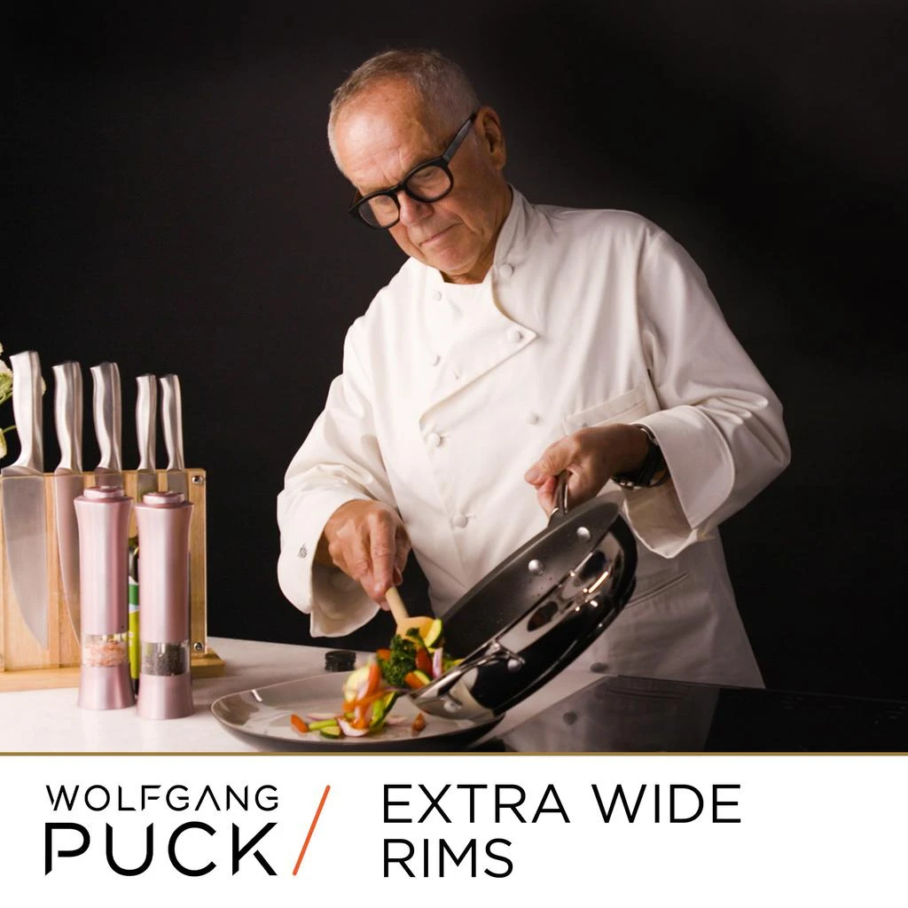 商品Wolfgang Puck|3-Piece Stainless Steel Skillet Set,价格¥514,第3张图片详细描述