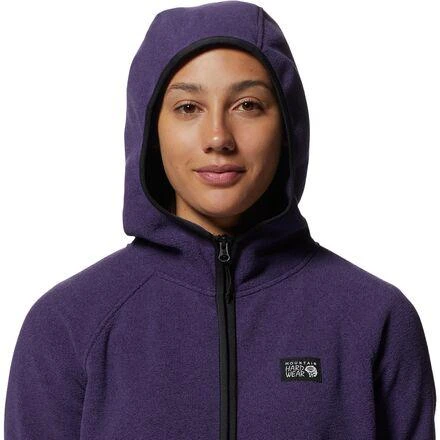 商品Mountain Hardwear|Polartec Double Brushed Full-Zip Hooded Jacket - Women's,价格¥423,第5张图片详细描述
