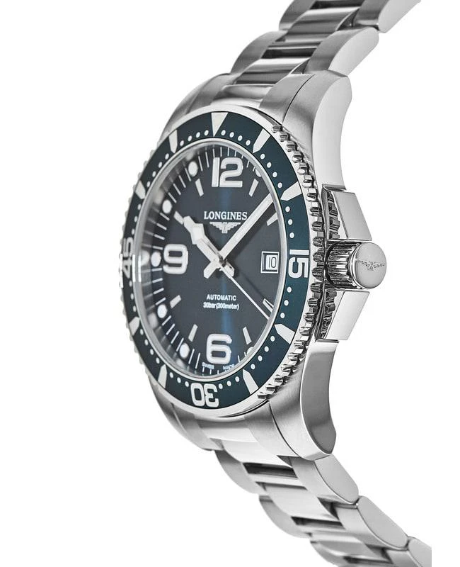 商品Longines|Longines HydroConquest Blue Dial Stainless Steel Men's Watch L3.841.4.96.6,价格¥7945,第3张图片详细描述