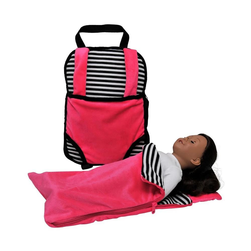 商品The Queen's Treasures|Childs Backpack Doll Carrier, Sleeping Bag Clothes and Accessory Storage,价格¥142,第2张图片详细描述