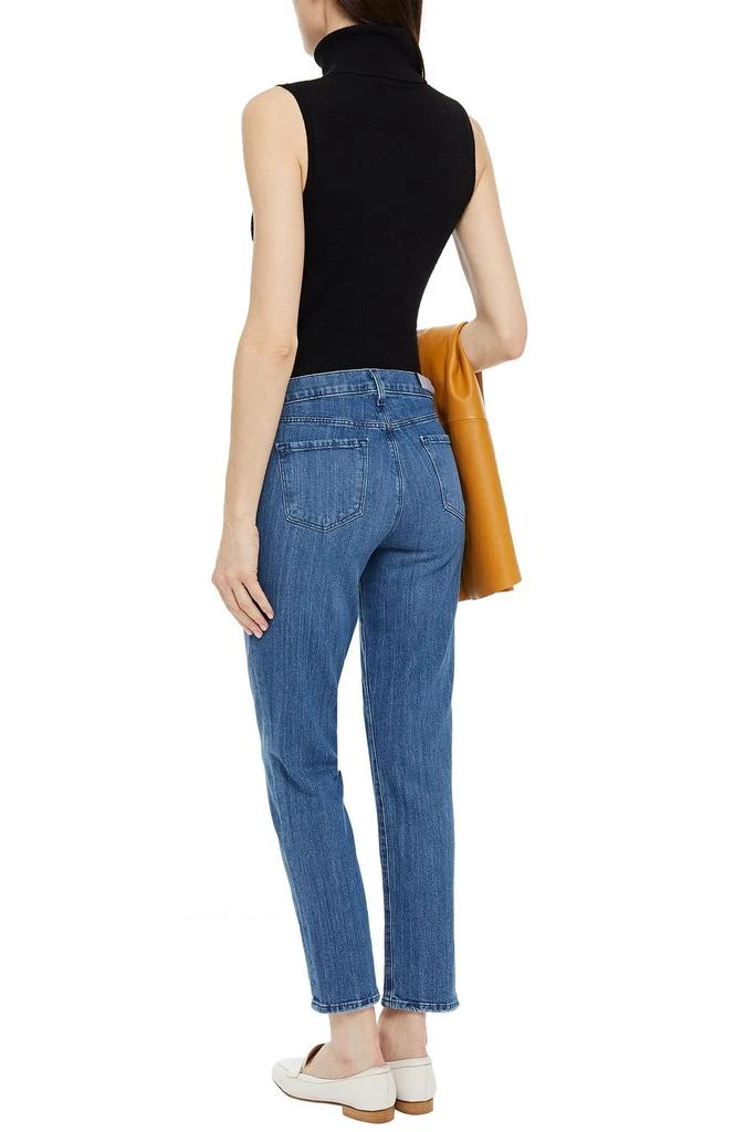 商品J Brand|Adele faded mid-rise slim-leg jeans,价格¥417,第1张图片