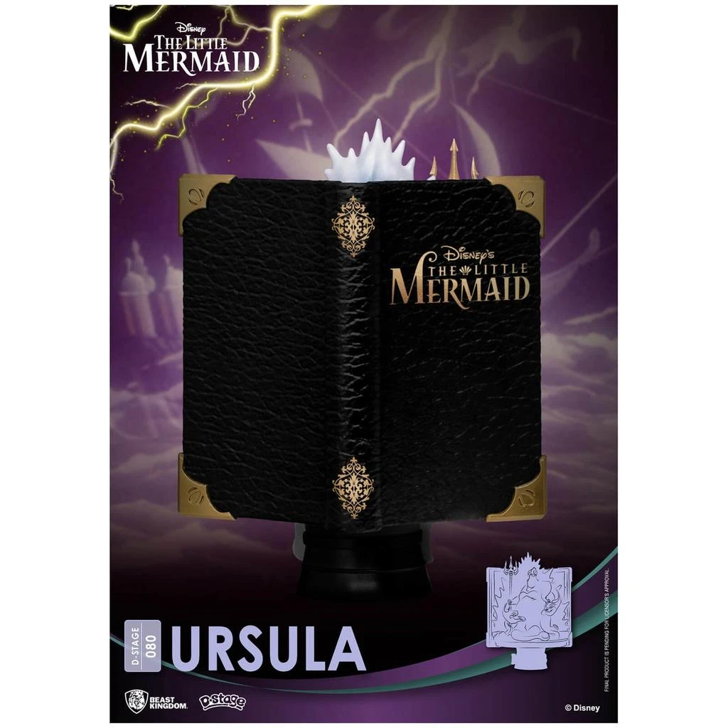 商品Beast Kingdom|Beast Kingdom The Little Mermaid Ursula D-Stage Diorama,价格¥379,第4张图片详细描述