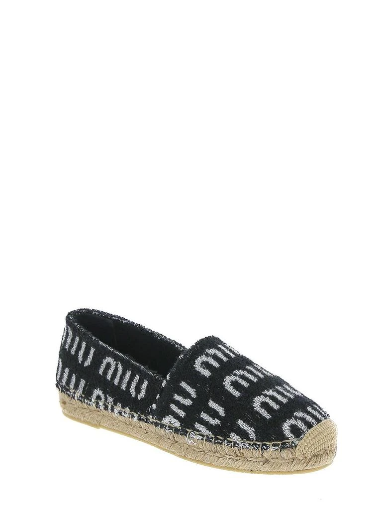 商品Miu Miu|Terrycloth Logo Espadrillas,价格¥3313,第2张图片详细描述