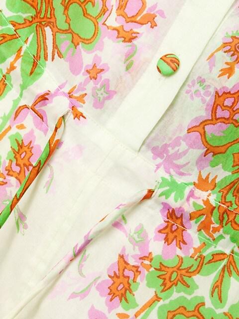 Printed Button-Front Maxi Dress商品第6张图片规格展示