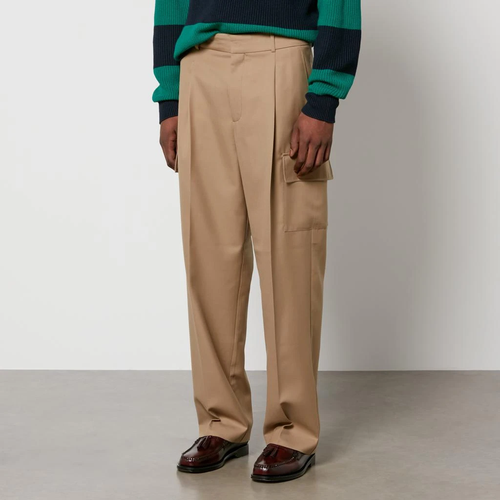 商品Drôle de Monsieur|Le Pantalon Woven Cargo Flannel Trousers,价格¥963,第1张图片