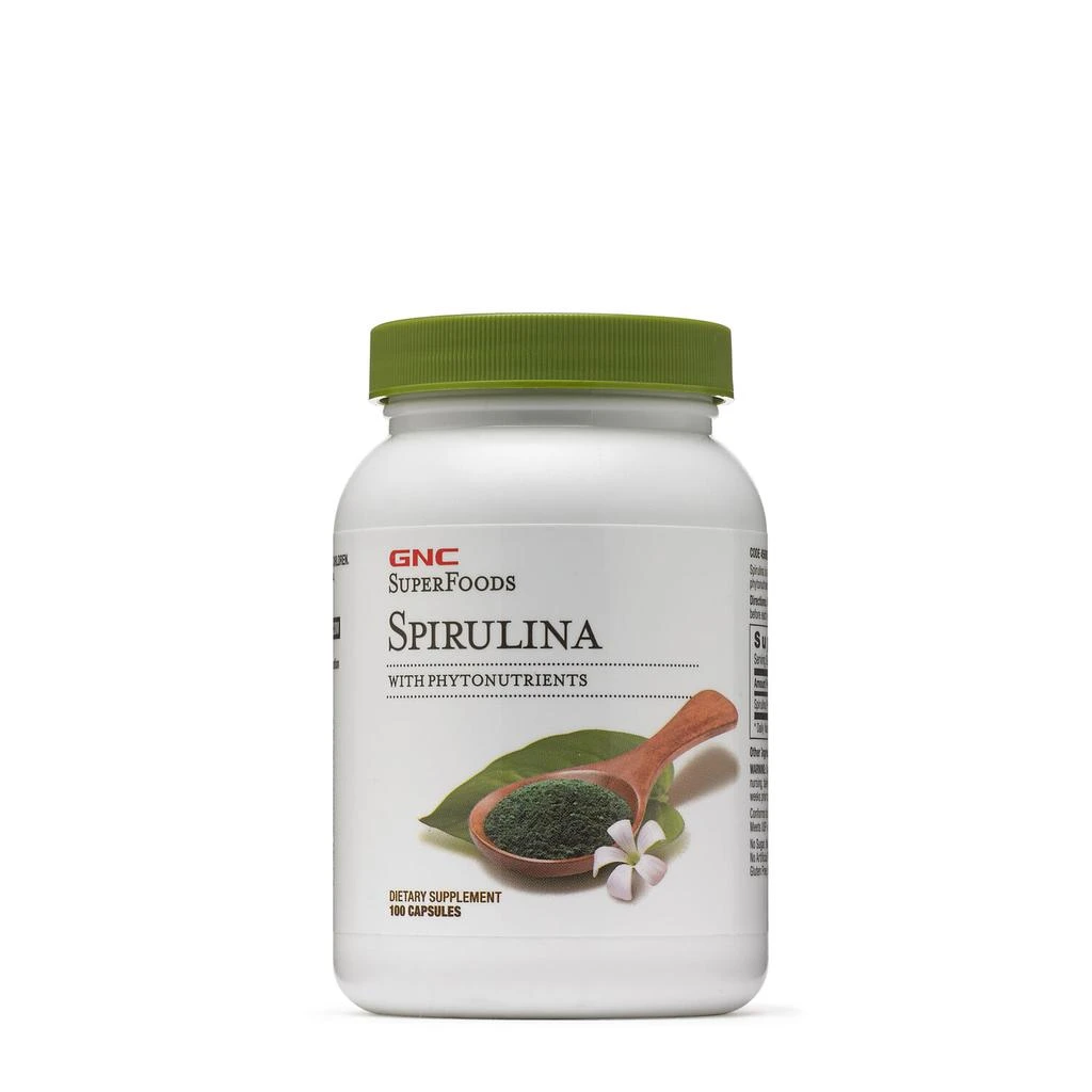 商品GNC|超级食物螺旋藻 100粒,价格¥37,第1张图片详细描述