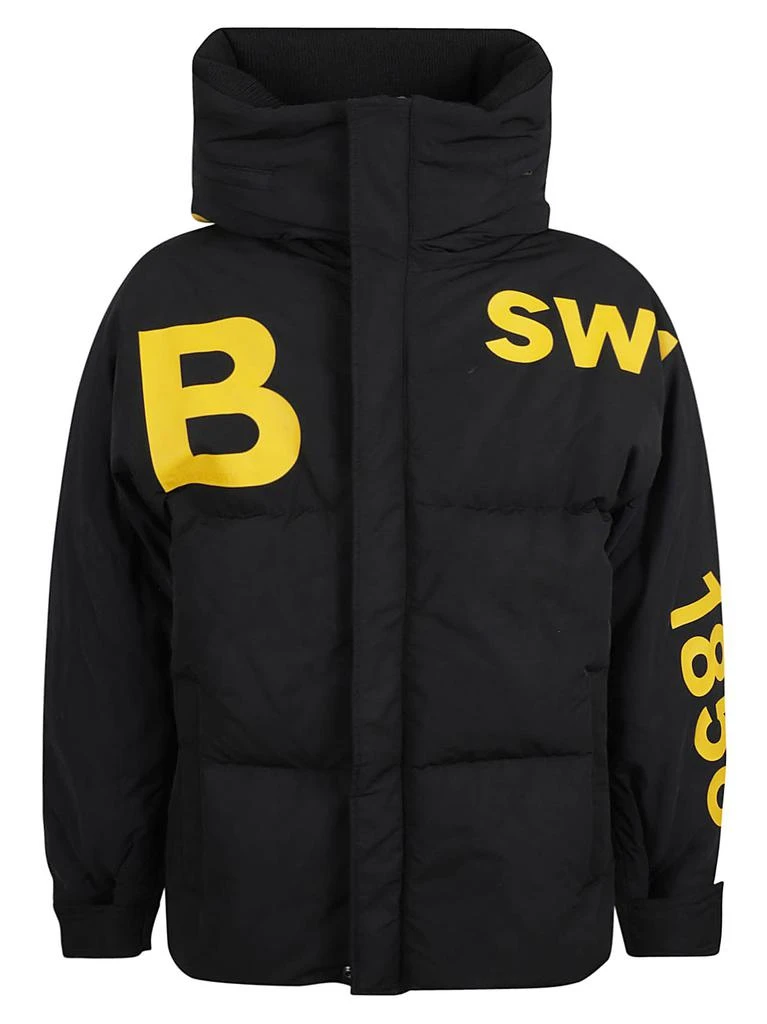 商品Burberry|Burberry High-neck Logo Print Padded Jacket,价格¥17733,第1张图片