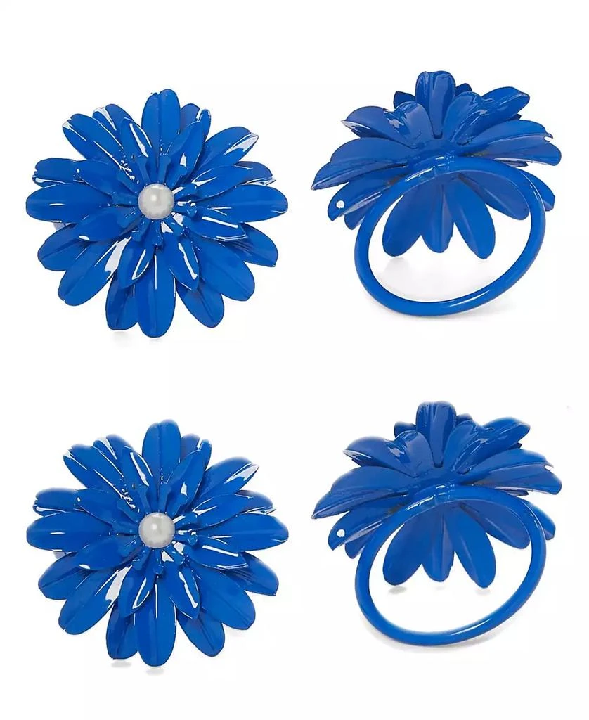 商品Vibhsa|Blue Pearl Flower Napkin Ring,价格¥208,第2张图片详细描述