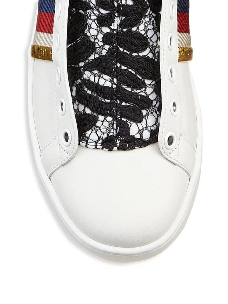 商品Gucci|New Ace Lace-Detail Leather High-Top Sneakers,价格¥5473,第3张图片详细描述