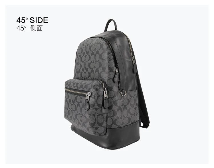 商品Coach|美国直邮COACH蔻驰21年新款双肩包大号男士背包,价格¥3735,第6张图片详细描述