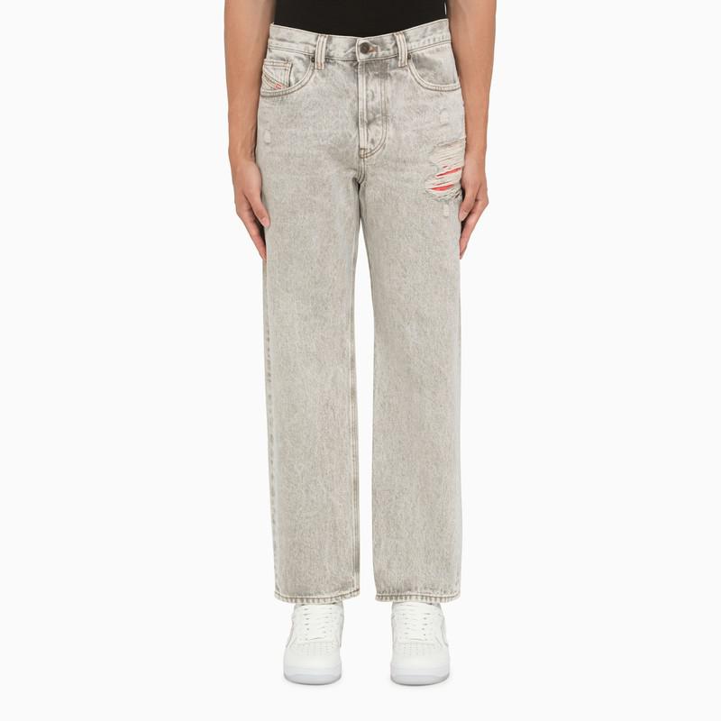Regular jeans in light grey denim商品第1张图片规格展示