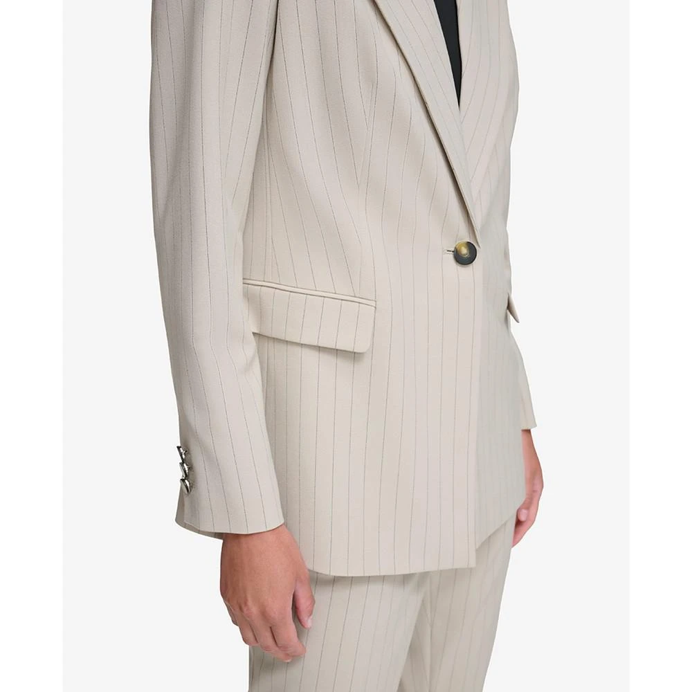 商品DKNY|Women's Notched Collar One-Button Blazer,价格¥238,第5张图片详细描述