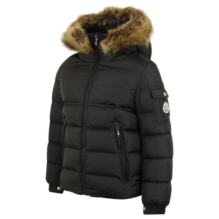 商品Moncler|Black Byron Hooded Jacket,价格¥4085-¥5240,第6张图片详细描述