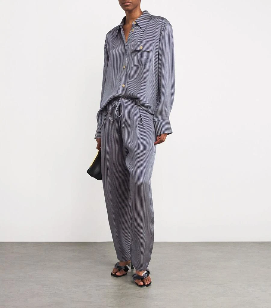 商品Khaite|Striped Trenton Trousers,价格¥9979,第2张图片详细描述