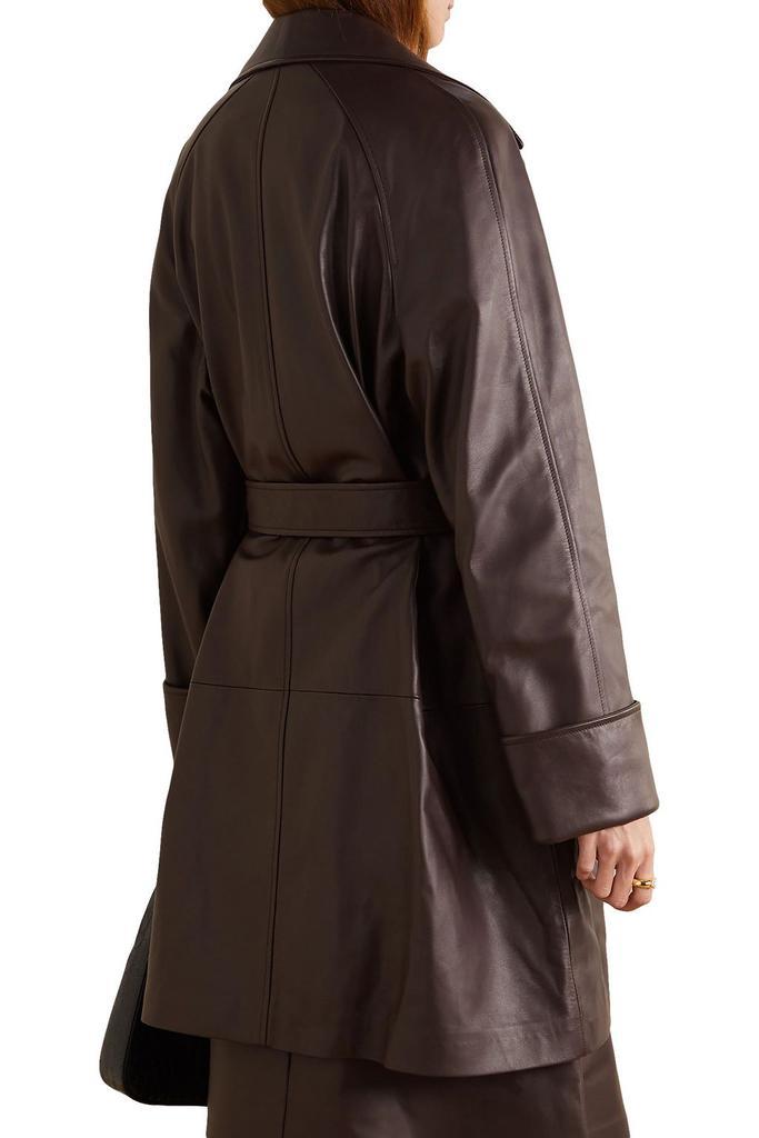 商品Michael Kors|Naomi belted leather trench coat,价格¥11905,第6张图片详细描述