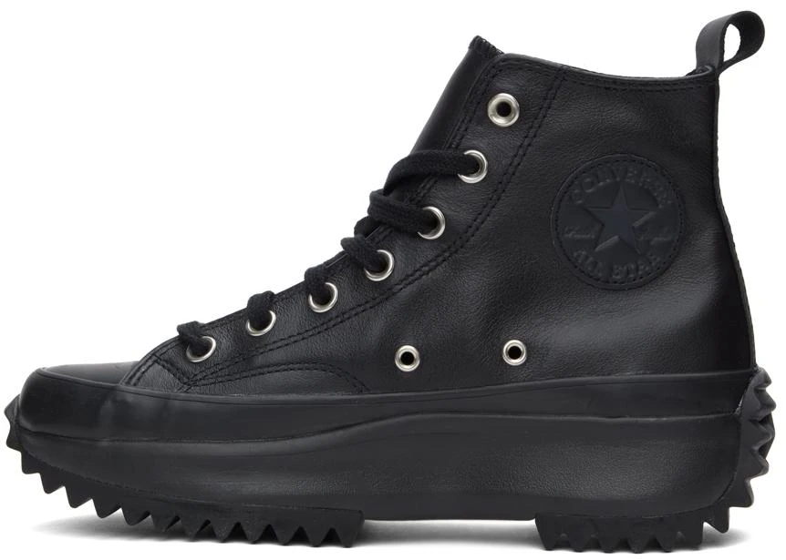 商品Converse|Black Leather Run Star Hike Hi Sneakers,价格¥850,第3张图片详细描述