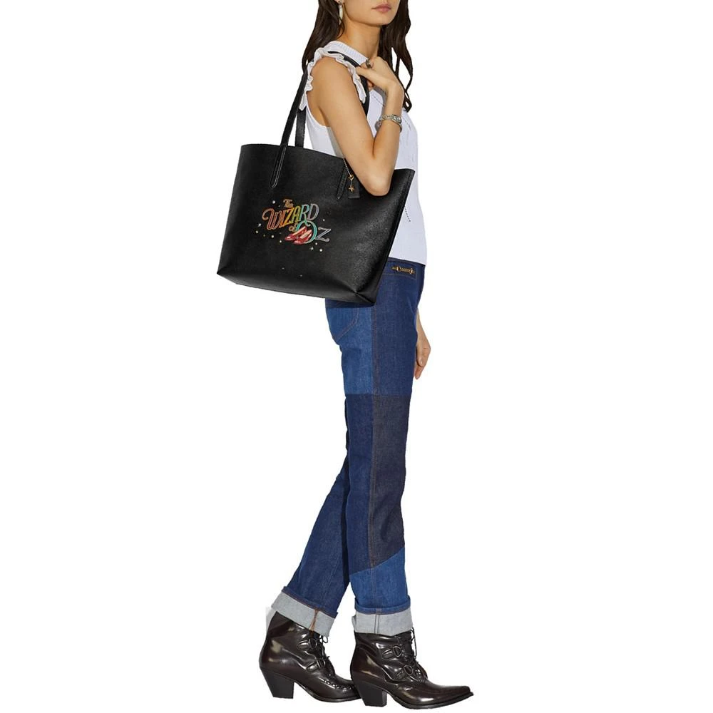 商品Coach|Wizard Of Oz Crossgrain Leather Highline 托特包,价格¥578,第4张图片详细描述
