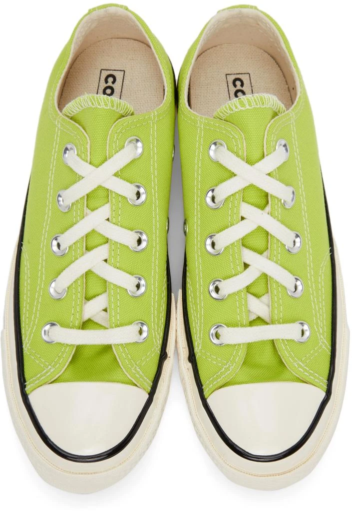 商品Converse|Green Chuck 70 Recycled Canvas Low Sneakers,价格¥219,第5张图片详细描述