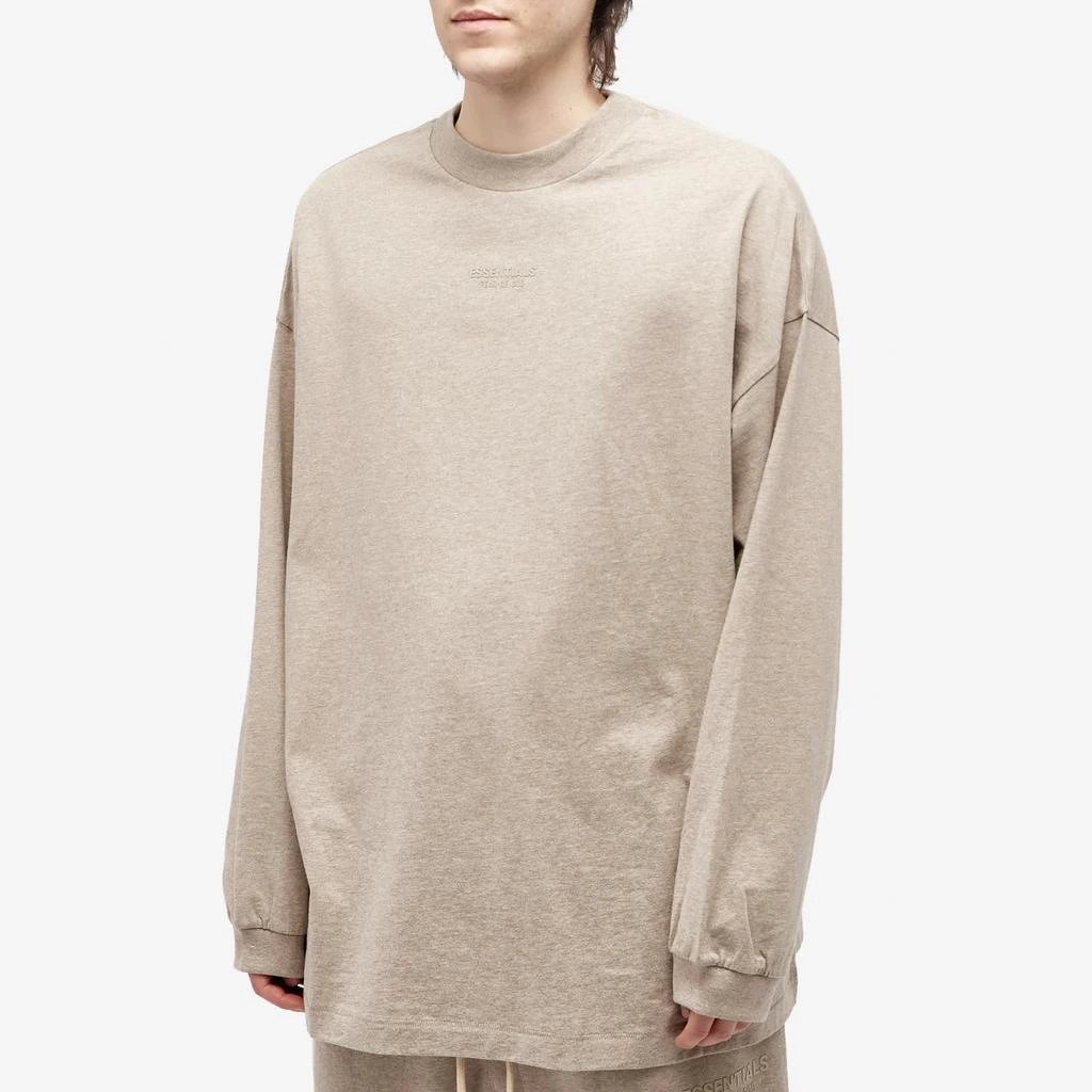 商品Essentials|Fear of God Essentials Essentials Long Sleeve T-Shirt - Core Heather,价格¥545,第2张图片详细描述